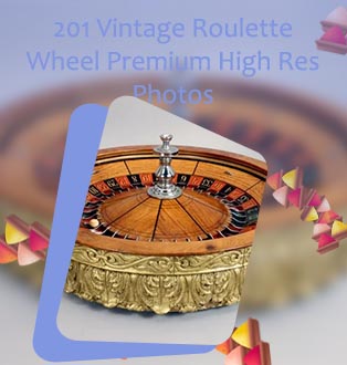 Antique roulette wheel